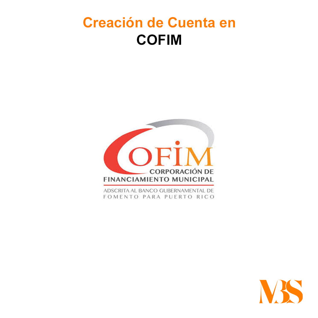 Creación de Cuenta en COFIM